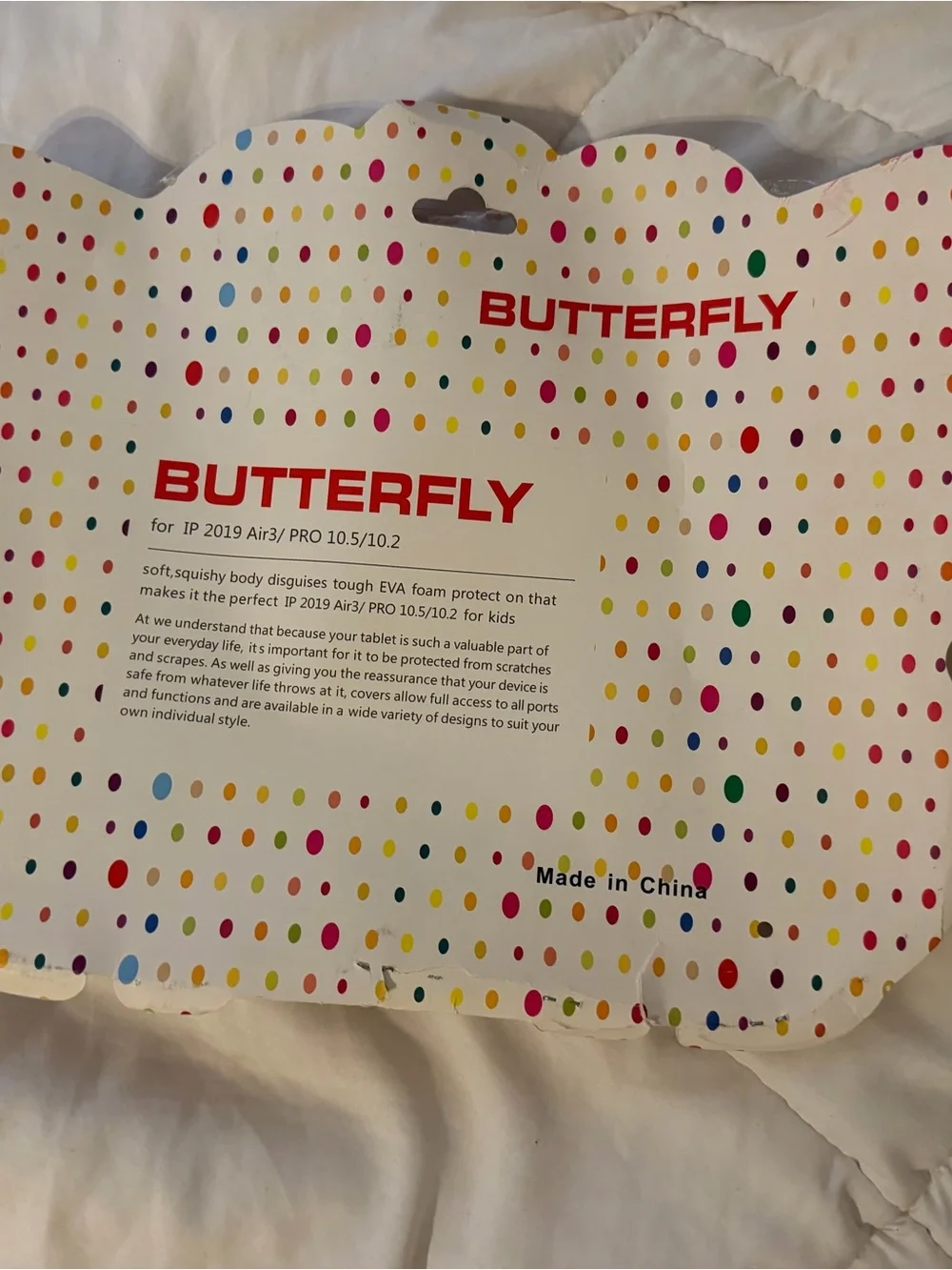 Source Unknown Pink Butterfly Tablet Case